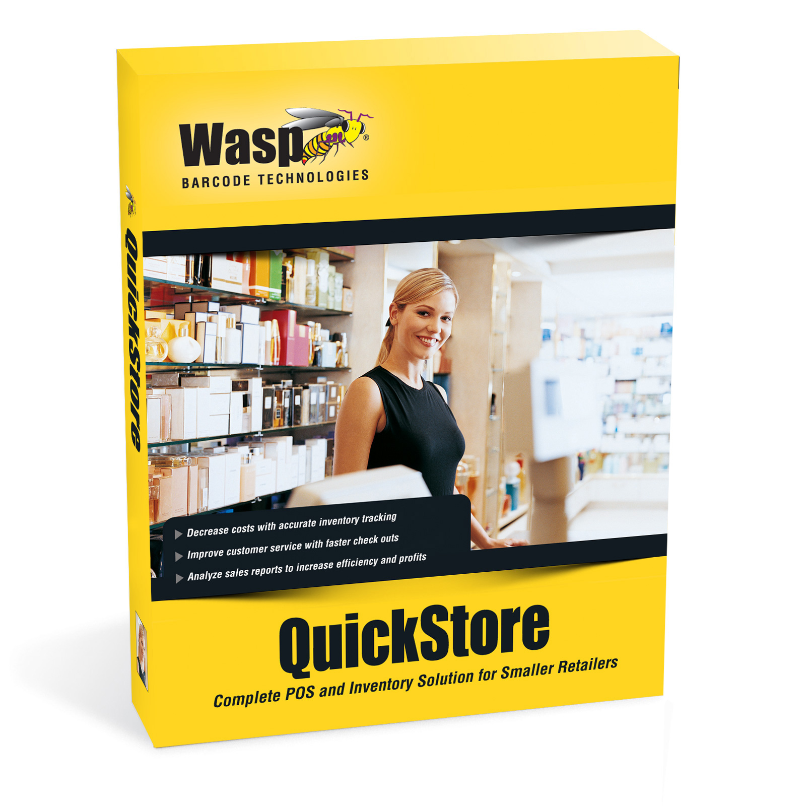 Wasp wasp quickstore pos enterprise edition complete product complete product standard 1 user pc